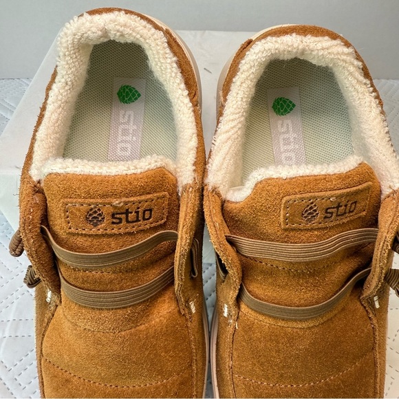Stio Colter Low Slip On Suede Shoes Wool Blend lining Size 8 - Picture 3 of 11